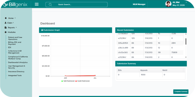 Billgenix application screen 4