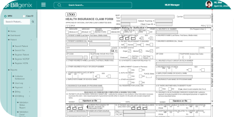 Billgenix application screen 5